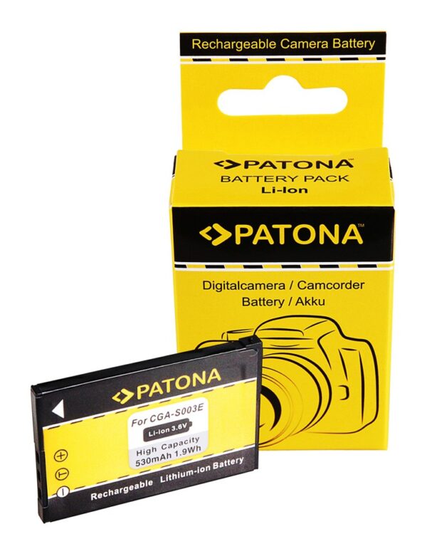 Battery Panasonic CGA-S003E SA-SA30 SV-AS10 SV-AV50 SV-AV50A SV-AV50S