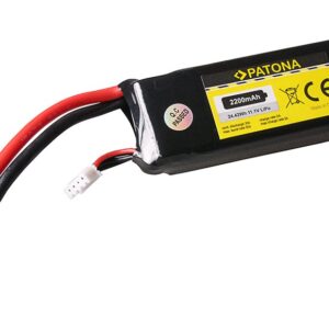 RC Battery 11,1V 2200mAh Dean Li-Polymer fur Align T Rex 450, NIGHT VisionAi